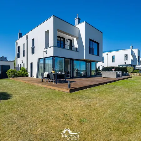 Semesterbostad Herzmuschel Erste Reihe, Dachterrasse, Schleiblick, Garten, Carport, Gaskamin, Sauna, Terrasse, Strandkorb, Aussenrolllaeden Olpenitz